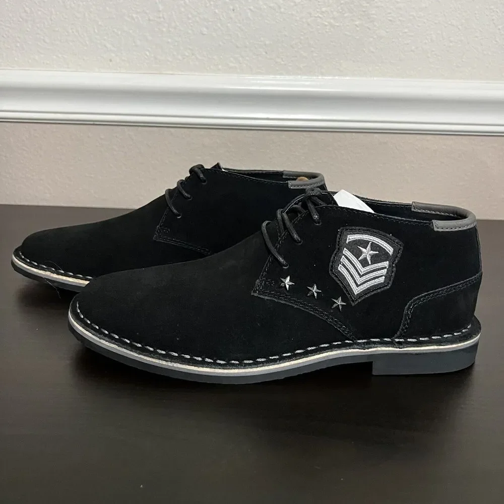 Kenneth Cole - Reaction Desert Sun  / Embellished Suede Chukka Boots Men's 8 NEW
